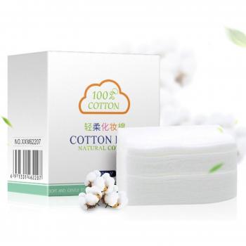 Tampon Démaquillant Bio‑Coton – 100 pièces écologiques