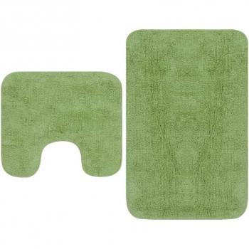 Alfombra Minka Verde para Baños Modernos