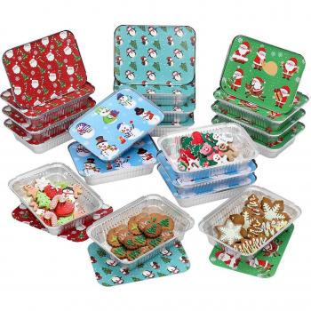 Set de cuisine Noël 20× aluminium, couvercles inclus