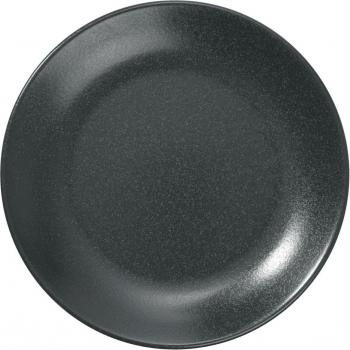 Piatto Piano Nero Opaco 20 cm Masca