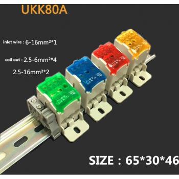 Bloque de terminales multicolor UKK80A
