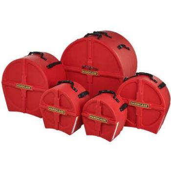 Hardcase HRockFus3 F.Lined con Copertura Rosso
