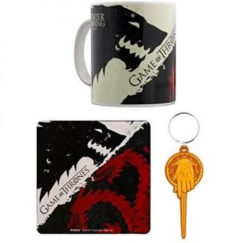 Game of Thrones Stark and Targaryen Mug Set