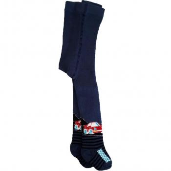 Jungenstrumpfhose mit buntem Muster aus Baumwolle und Lycra 3-4 Jahre