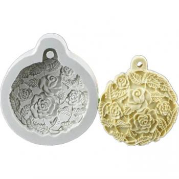 Arte Rosa Silicona 3D: Molde de Fondant y Vela