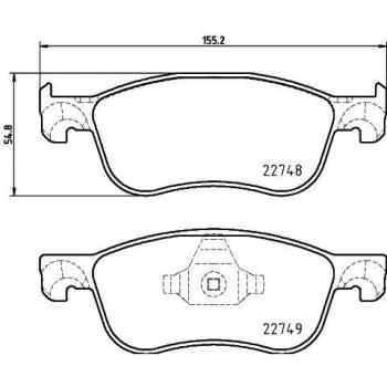 Hella 8DB 355 037741 Disc Brake Pads
