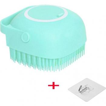 Baby Shower Bath Brush, Soft Silicone with Hook, Dirt and Mud Remover