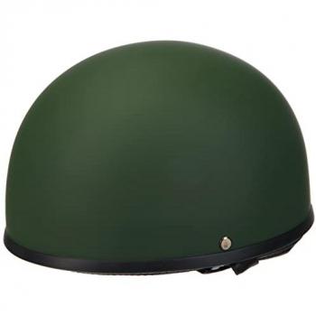 Oliv Retro Helm mit Brille 59-60 (L)