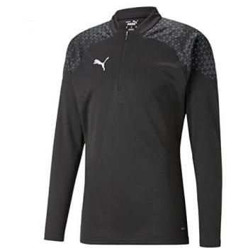 Veste Puma Team Cup, survêtement 1/4 zip, noir, XL