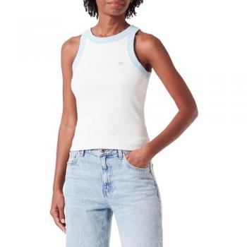 Damen Ringer-Top Wrangler Vintage