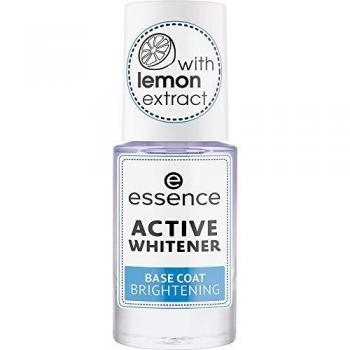 Maquillaje Essence Unisex ACTIVE WHITENER Base de Uñas Brillo 8 ml
