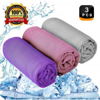 YQXCC Soft Breathable Cooling Towel (3 Pack)