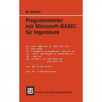 Vieweg+Teubner Programmieren mit Microsoft-BASIC für Ingenieure