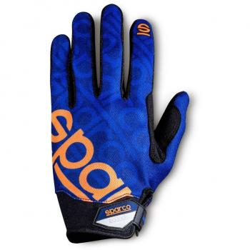 Sparco Mechanikerhandschuhe MECA III Blau/Orange Größe XL