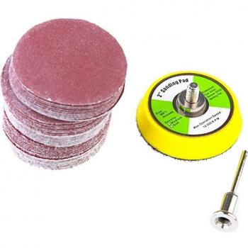 GTBL 50-Piece 2-Inch Sanding Discs with Hook and Loop