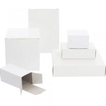Faltschachtel aus Vollpappe mit Fenster, 400 g/m², Innenmaße 95 x 60 x 33 mm, VE 100 Stk