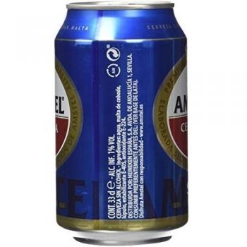 Amstel 0.0 Cerveza en Lata 330 ml