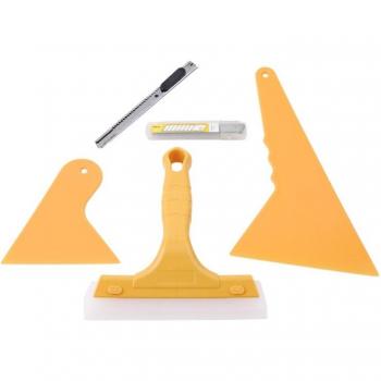 Kit de Suppression de Film Adhésif Jaune et Aluminium Mat Résistant aux Explosions