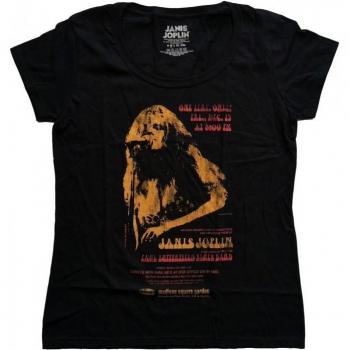 T-shirt Janis Joplin Madison Square Garden cotone