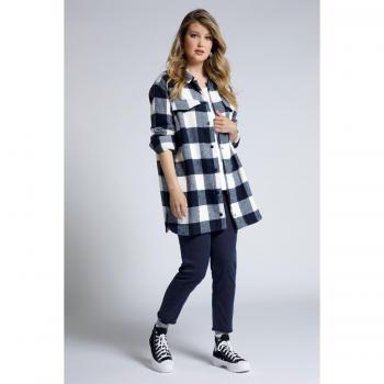 Blu Stripes Fashion Jacket Ulla Popken