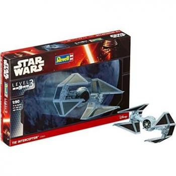 Revell Star Wars Tie Interceptor Model Kit 10cm Brand New Boxed