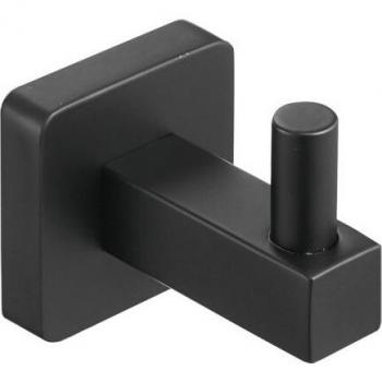 Schwarz mattes Edelstahl-Badregal und Papierhalter, EL8900B