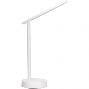 Archie Lampada Flexo LED da Scrivania con Batteria e Controllo Intensity, Luce Neutra 4000K, Corpo in Alluminio Bianco