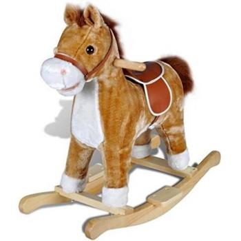 Cheval à bascule avec poignées de sécurité