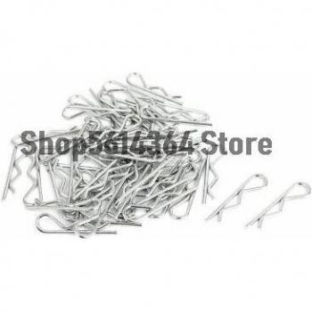 60pcs R Style Spring Locking Cotter Clip 1.8mm x 35mm