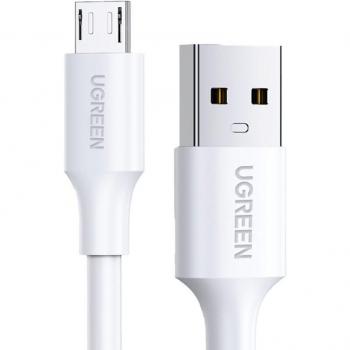 UGREEN US289 White MicroUSB to USB-A 1.5m Fast Charge Cable
