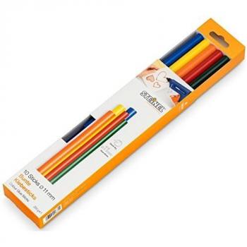 Steinel 7mm Diameter Multiple Colour Glue Sticks (16 Pack 96g)