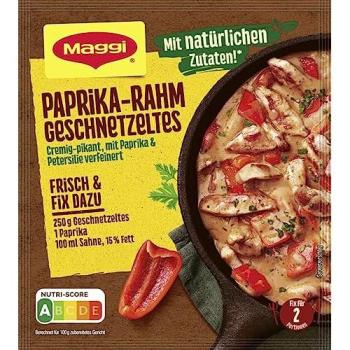 Paprika-Rahmen‑Geschnetzeltes-Set Maggi 41 g