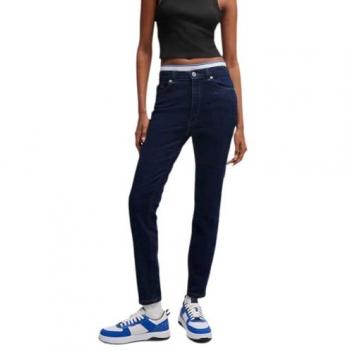 Hugo Vaquero Pantalones de Moda “Malu” Azul Oscuro