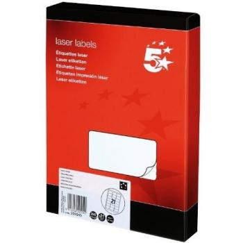 Laser Address Labels 64 X 38Mm Pack Of 5250