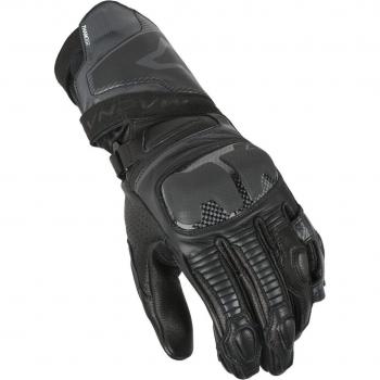 Guantes de Cuero Perforado Macna Thandor Negro Talla S