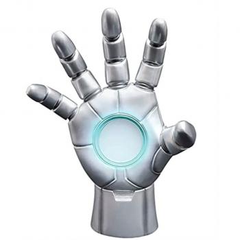 Diamond Select Figura de Iron Man de Marvel con armadura gris de manos heroicas, 25 cm