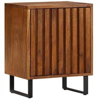 Solid Mango Wood Bedside Table 40x30x50 cm