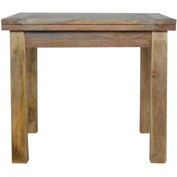 Oak Butterfly Extension Table – Straight Legs