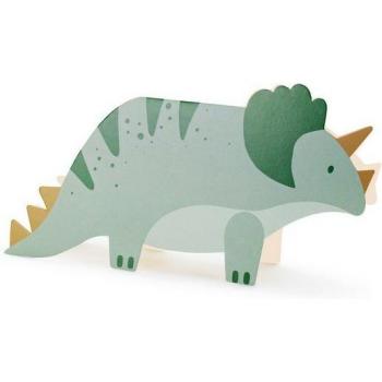 Dinosaurier Grußkarten Triceratops 6er Pack