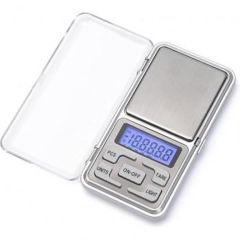 Báscula de bolsillo LCD para diamantes y piedras preciosas