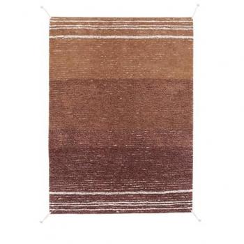 Alfombra Lavable de Algodón Marrón Calidez Terrosa