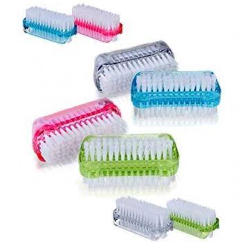 Hard Bristle Nail Brush Set of 8