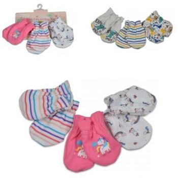 Chicco Guanti Kay in Cotone 3pz – Per Piccole Femmine