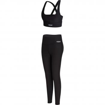 Yeaz Donne Leggings Nero Vibrante L