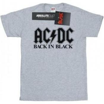 Li-cense AC/DC Jongens T-Shirt Back in Black Logo