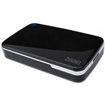 Festplattengehäuse DIGITUS DA‑71050 3,5 – USB 2.0 + IDE – 2 TB – Schwarzer Farbcode