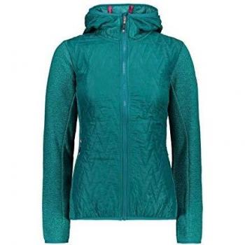 Lake Damen Hybridjacke mit Kapuzenfunktion – Zick‑Zack (30H6896) – D38