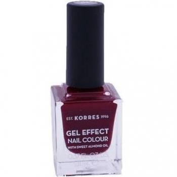 Korres Vernis à Ongles Effet Gel Longue Tenue 59 Wine Red 11ml
