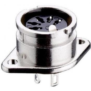Lumberg 0107 07-1 Silver DIN Socket