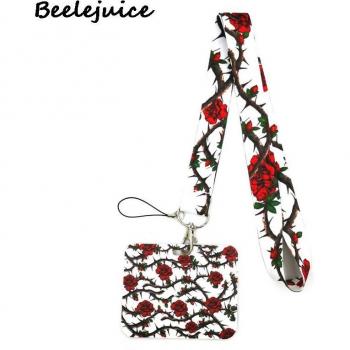 Insignia Rosa para Mujer con Flores
